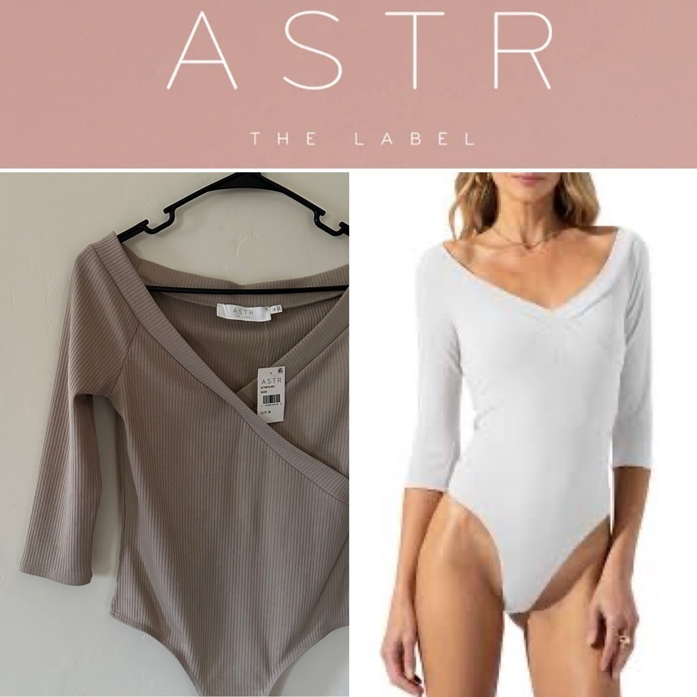 ASTR The Label | NWT Wide Neck Bodysuit